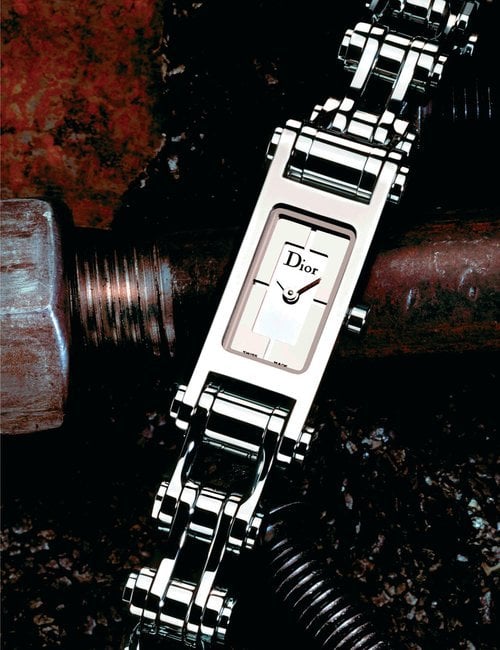 Christian Dior watch with steel bracelet. D104-100