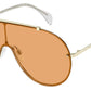 TOMMY HILFIGER ORANGE SUNGLASSES UNISEX TH 1597/S TH 201296 L7Q W7