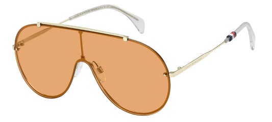 TOMMY HILFIGER ORANGE SUNGLASSES UNISEX TH 1597/S TH 201296 L7Q W7