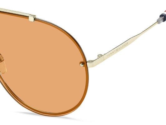 TOMMY HILFIGER ORANGE SUNGLASSES UNISEX TH 1597/S TH 201296 L7Q W7