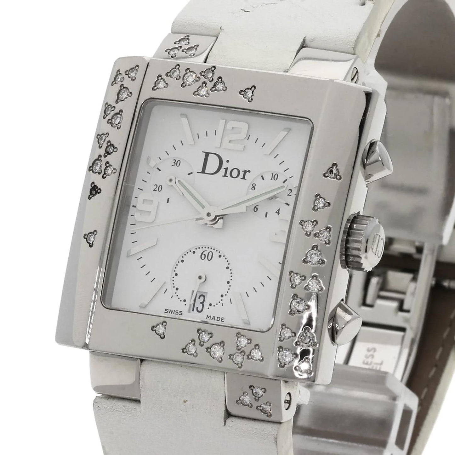 Christian Dior D81-101 Riva Watch with Diamond Bezel