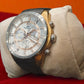 WESTERN W8759GPS010F – Men’s Chronograph Watch with Silver Dial and Black Strap