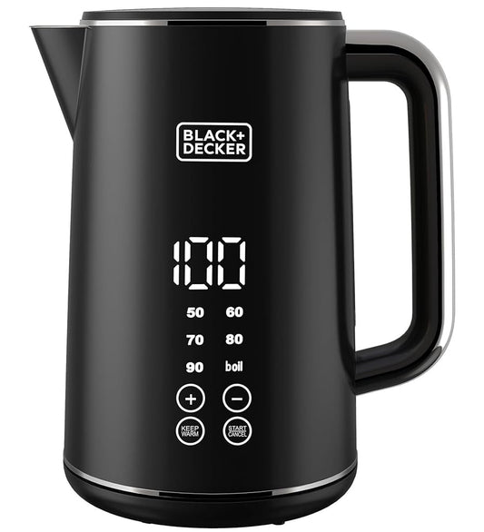 BLACK&DECKER KETTLE 1.7L, Touch Screen Digital Display - JCD-200-B5
