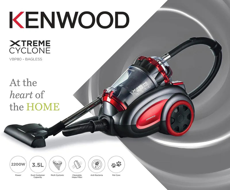 Kenwood Bagless Vacuum Cleaner (2200w) - VBP80