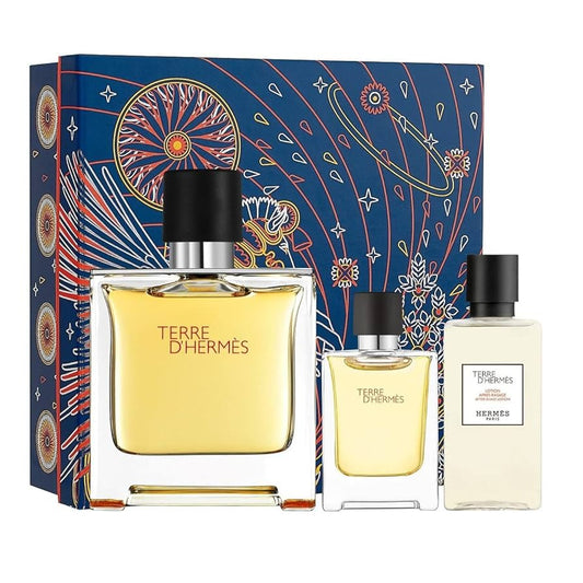 HERMES TERRE D.HERMES (SET) 75ML PERFUME + 12.5ML PERFUME + 40ML AFTER SHAVE