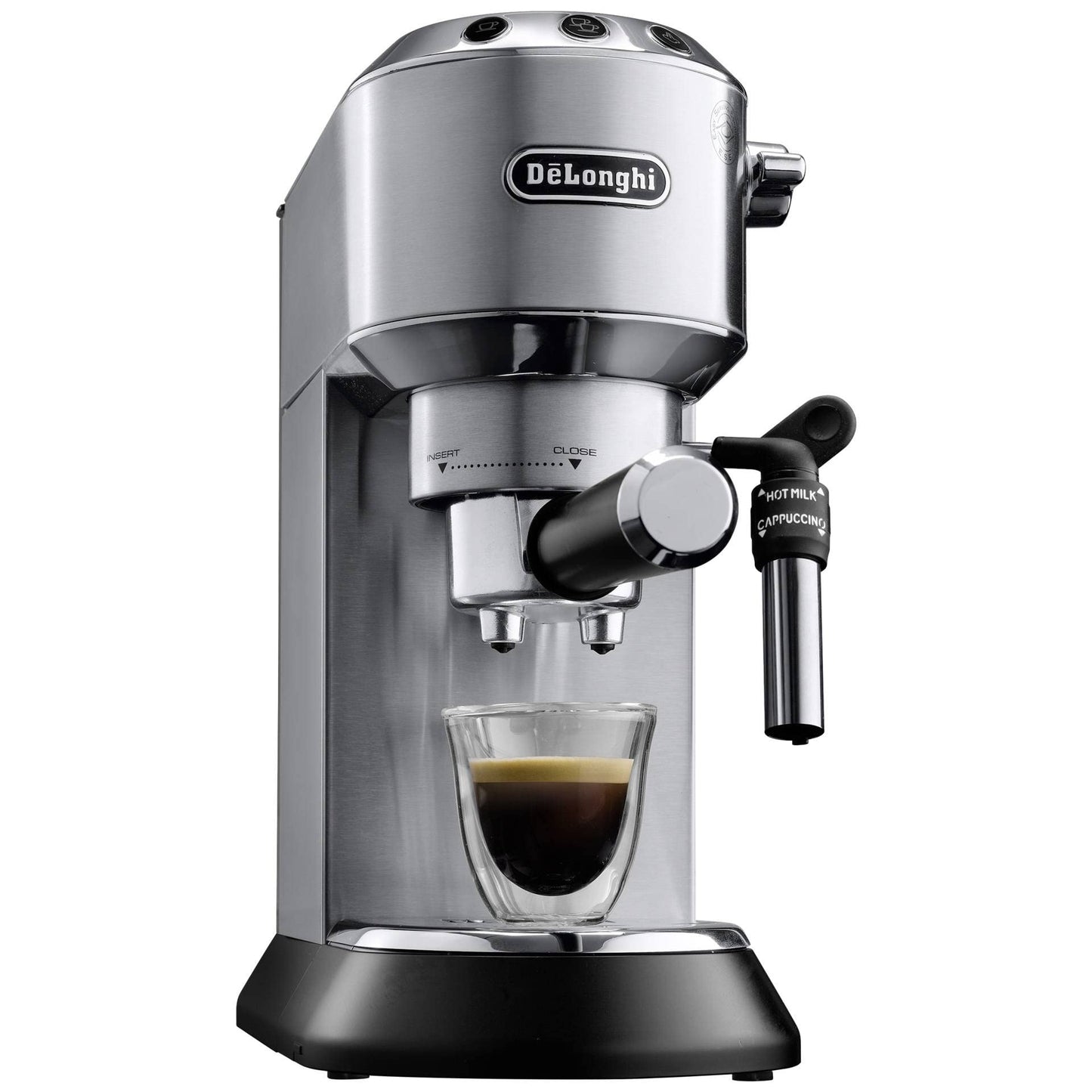 De'Longhi Dedica Style Pump Espresso Machine coffee maker, Silver, EC685M
