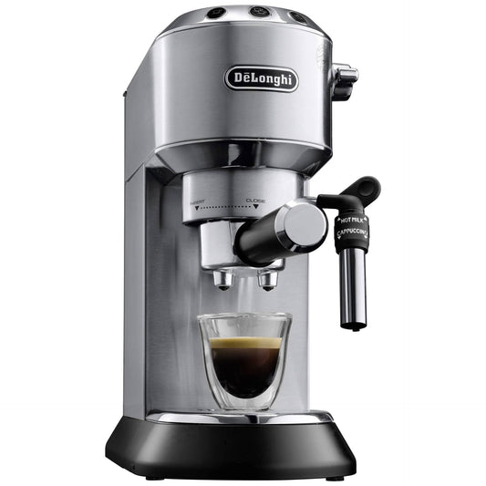 De'Longhi Dedica Style Pump Espresso Machine coffee maker, Silver, EC685M