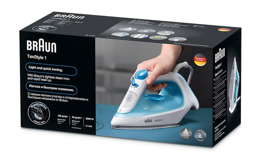 Braun steam iron 2000w SI-1050
