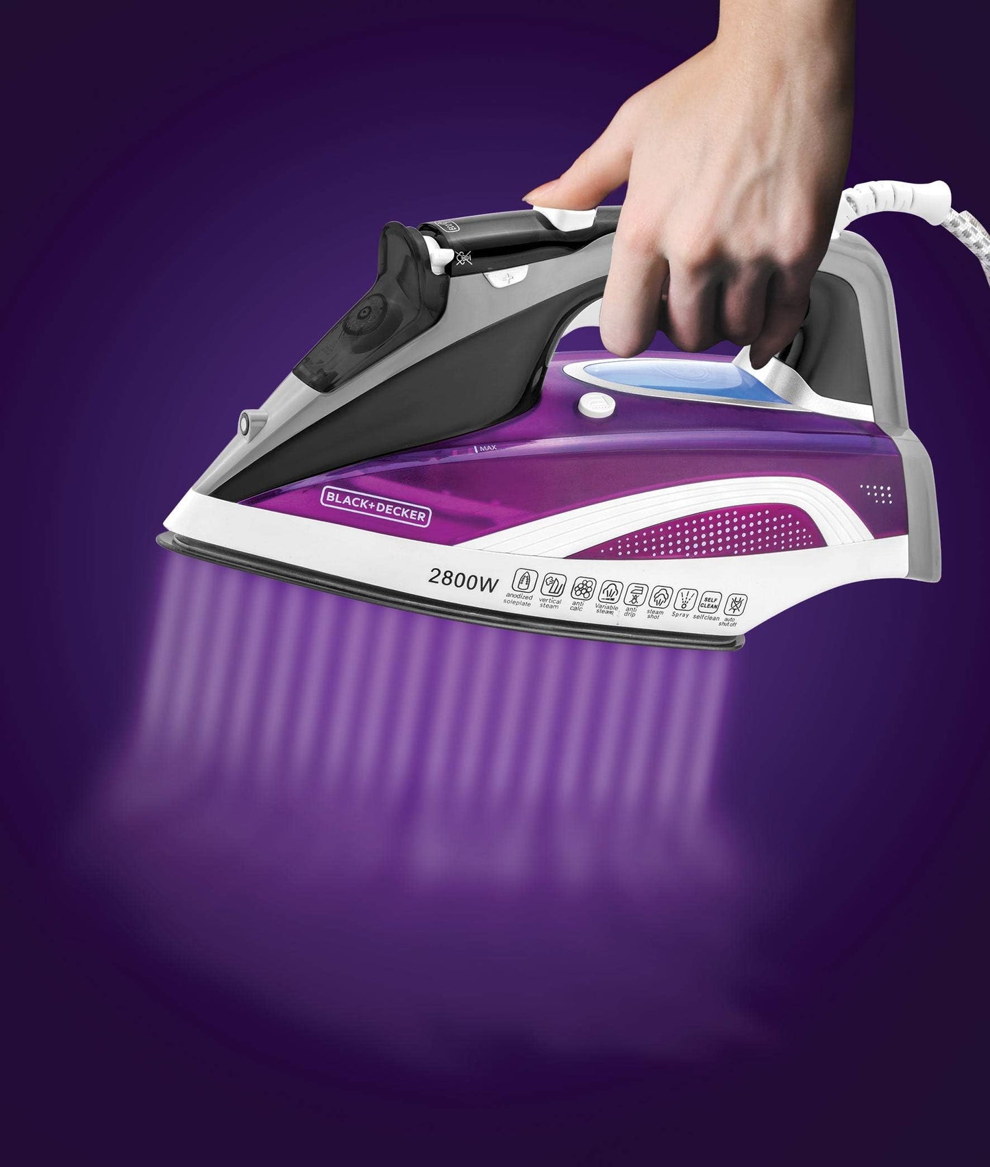 Black&decker steam iron X2250-B5