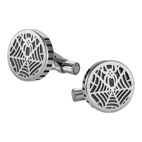 Montblanc Spider Steel Cufflinks 114708