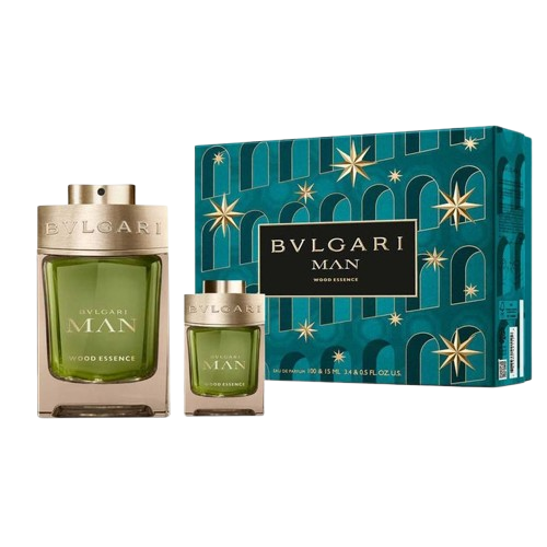 BVLGARI MAN WOOD ESSENCE 100 & 15ML SET