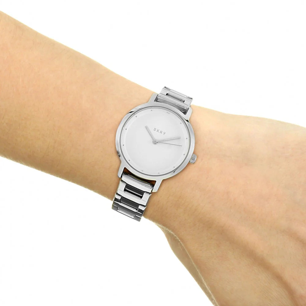 DKNY NY2635 – Silver-Tone Women's Stainless Steel Watch