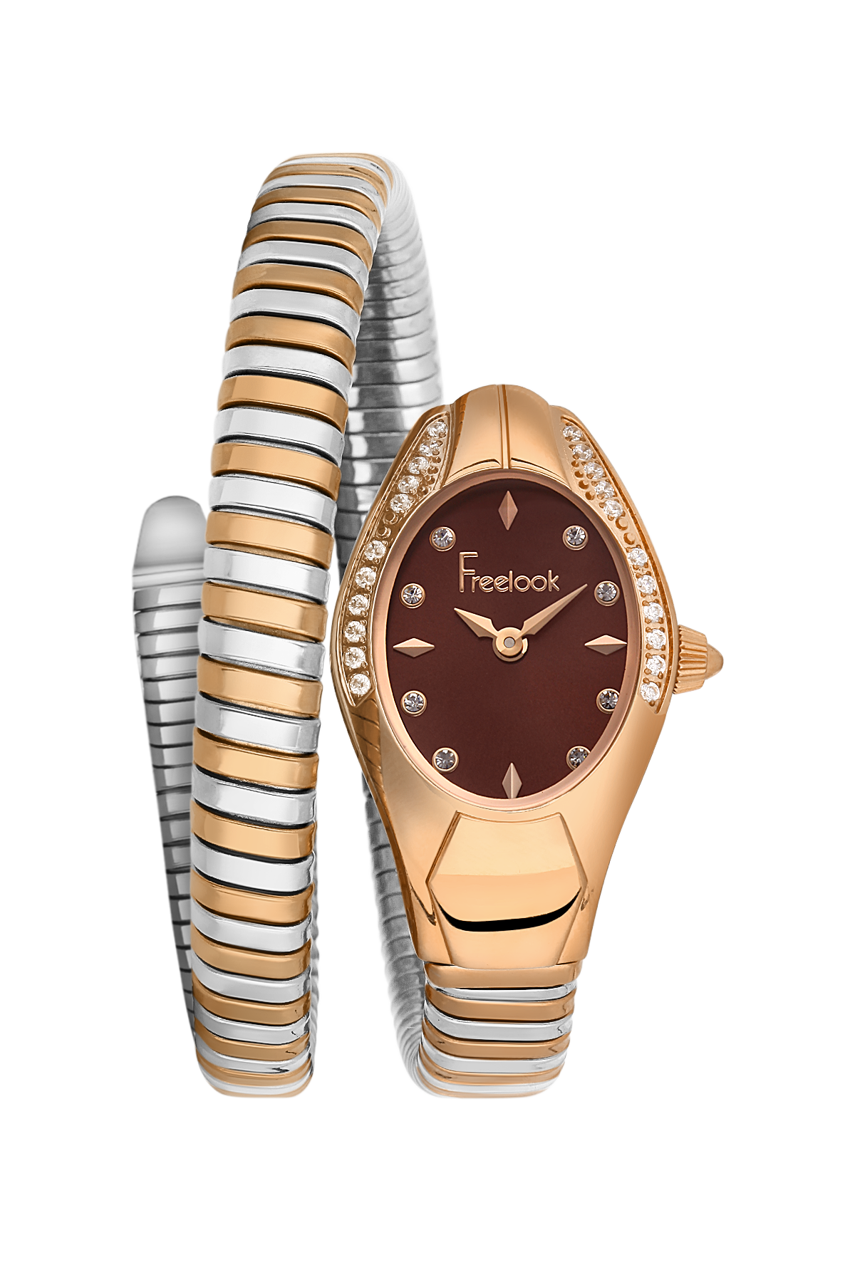 FREELOOK CHARMANT WOMENS STAINLESS STEEL STRAP WATCH - FL.1.10409-3