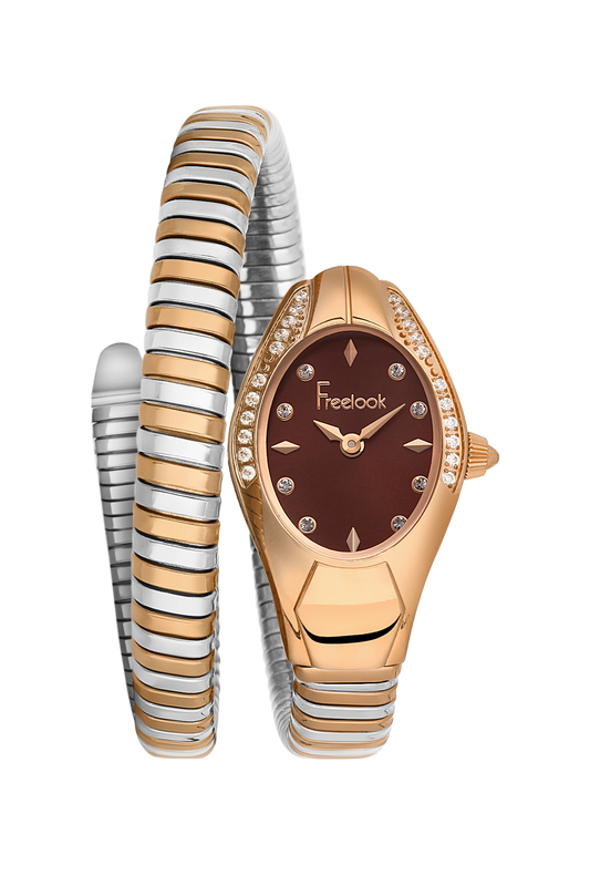 FREELOOK CHARMANT WOMENS STAINLESS STEEL STRAP WATCH - FL.1.10409-3