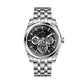 WESTERN W1829GST010C – Men’s Elegant Silver Watch with White Dial