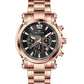 WESTERN W8837GPP070C – Chronograph Men’s Watch in Rose Gold with Black Dial
