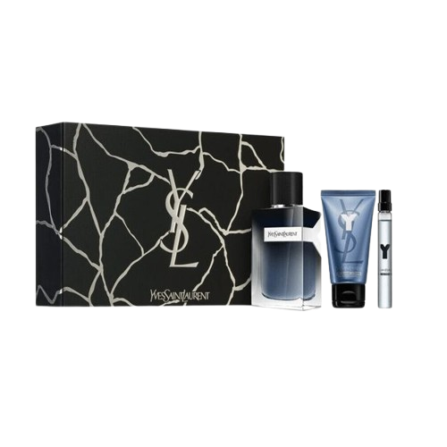 YSL MEN (SET)  PARFUM 100ML +10ML +SHOWER GEL 50ML