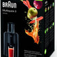 Braun Multi Speed Fruit & vegetables Juicer, 1.25 liter, 800 watt, Black, J300