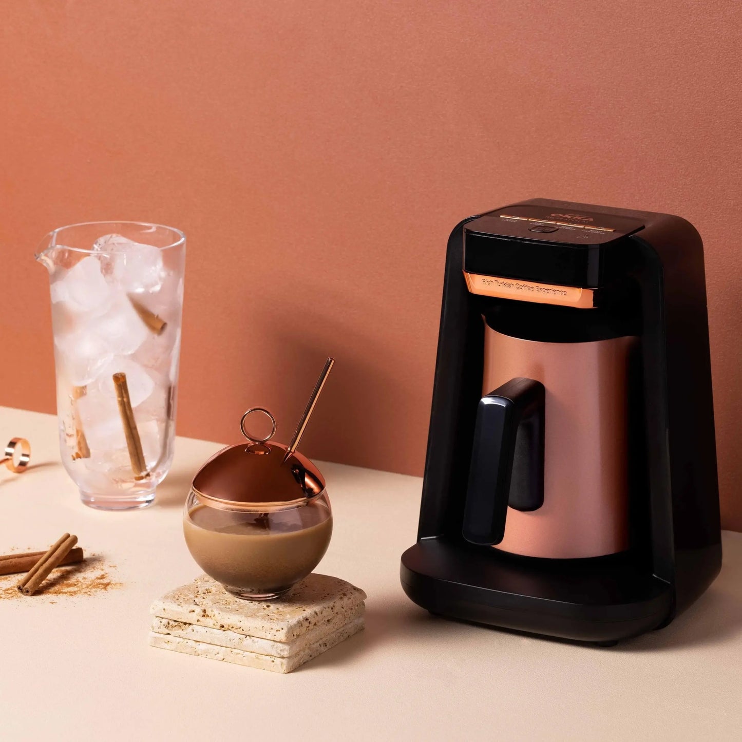 OKKA Rich Spin M Coffee machine - OK0012RK GOLD